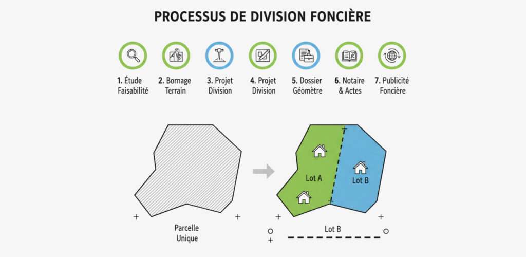 processus de Division parcellaire