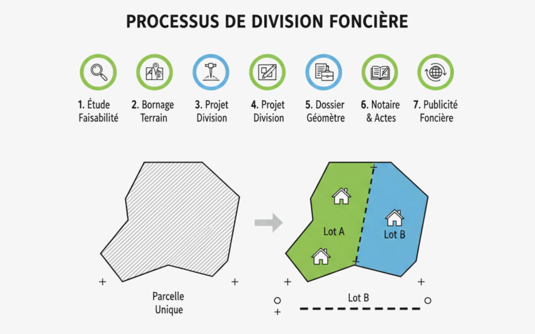 Division parcellaire : 7 étapes pour vendre une partie de son terrain.
