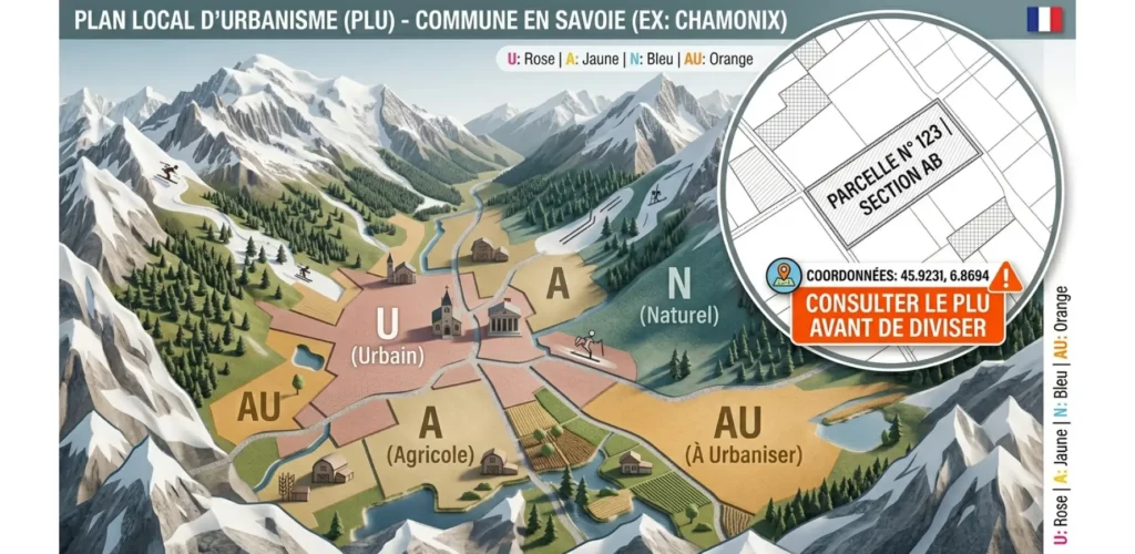 Consulter le PLU avant de diviser